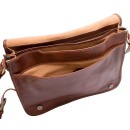 Sac messenger cuir