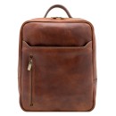 Square Leather Backpack