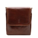 bandolera hombre piel