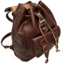 Brown Leather Backpack