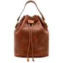 leather bucket bag
