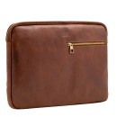 Leather laptop sleeve