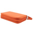 Geldbörse damen leder mit reißverschluss