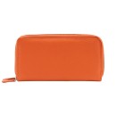 Geldbörse damen leder mit reißverschluss