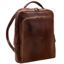 Herren Leder Rucksack