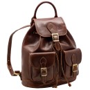 leren rugzak dames