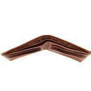 Slim leather wallet mens