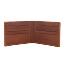 Slim leather wallet mens