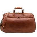 Leather Duffle Bag With Wheels