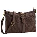 geflochtene ledertasche