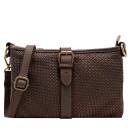 ledertasche geflochten