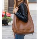 leren schoudertas dames