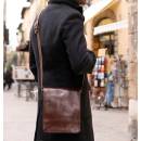 bolso de cuero de hombre