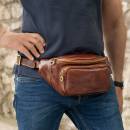 Sac Banane en Cuir Homme