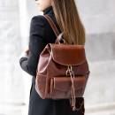 Womens Leather Backpack