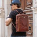 rucksack herren leder