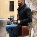 borsello di pelle uomo