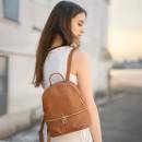 women leather backpack