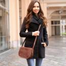 women leather crossbody bag