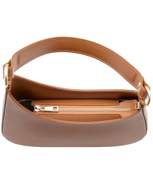 halbmond tasche leder