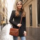 Crossbody tas dames leer