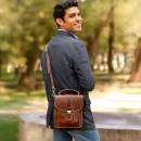 bandolera hombre piel