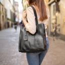 tote bag in leather