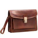 pochette pour homme en cuir