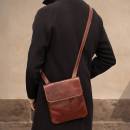 bandolera hombre piel