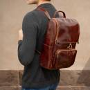 mens leather backpack
