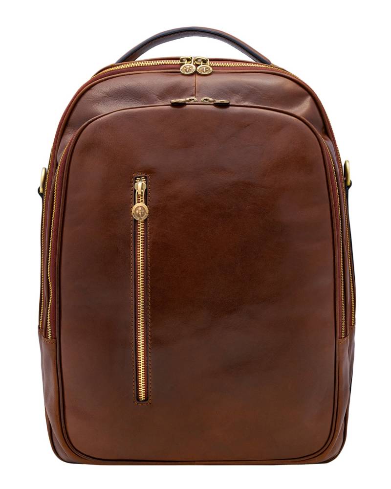 Leather backpacks laptop compartment Mens' Backpacks