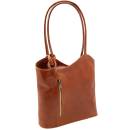 Leather Convertible Backpack