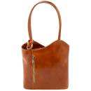 Leather Convertible Backpack