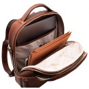 mochila cuero ordenador