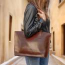 Schultertasche damen leder