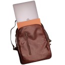 mochila ordenador piel