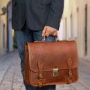 leather briefcase for men