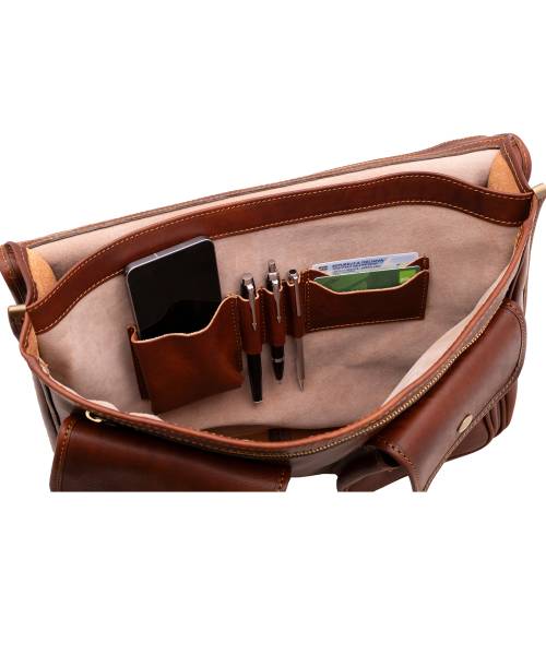 herren leder aktentasche