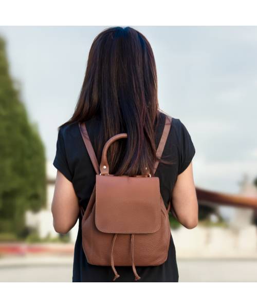 womens leather convertible backpack