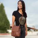 bolso mochila de cuero mujer