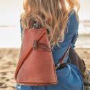 womens tan backpack