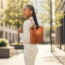 Leather Convertible Backpack