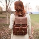 womens leather backpack