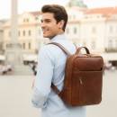 mens Leather Backpack
