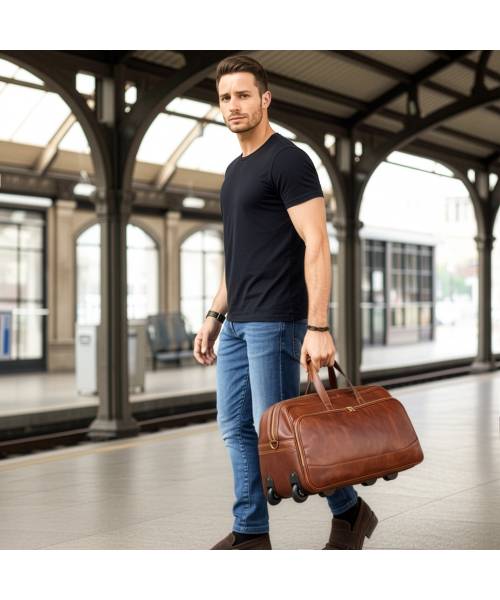 Leather Duffle Bag
