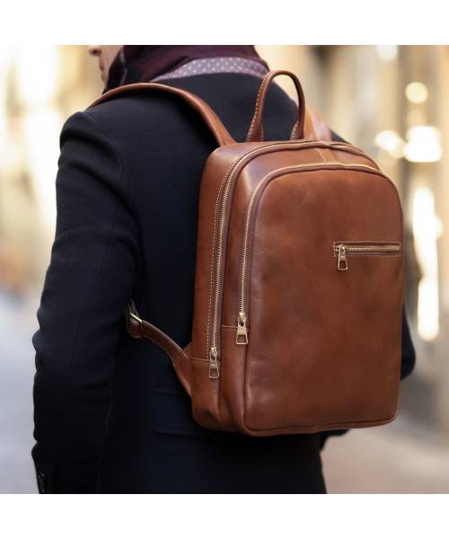 Lederrucksack herren