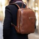 Mens backpack leather