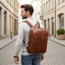 Lederrucksack herren