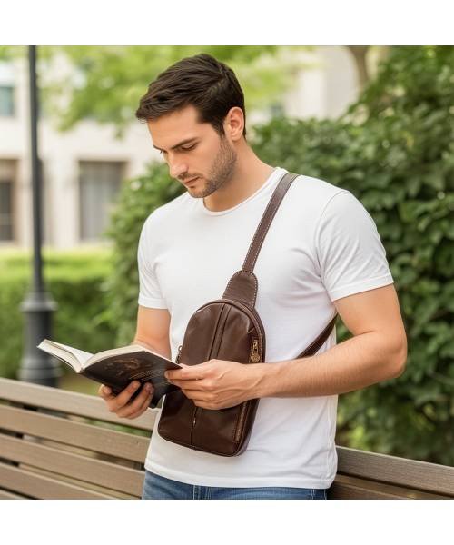 leren crossbody tas heren