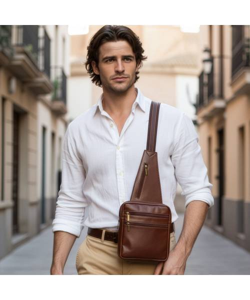 borsa tracolla uomo pelle morbida